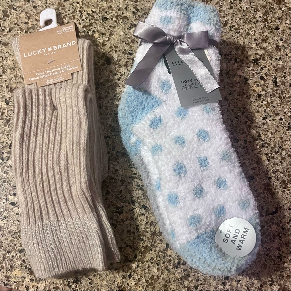 Bundle of Socks for Ladies! Warm and Comfortable; Both NWT!